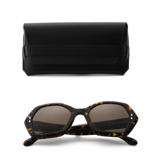 ISABEL MARANT Tortoise 53mm Square Sunglasses - Picture 1 of 2